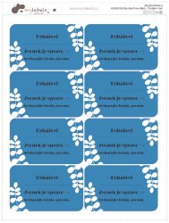 Etichete pentru ADRESĂ 66x41 mm (8 buc.)