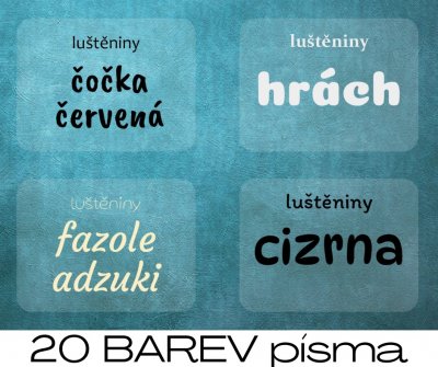 DOUBLE INSCRIPȚII TRANSPARENTE set 47x35 mm (15 buc.)