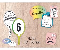 SZÜLETÉSNAPI határidőnaplóba és AJÁNDÉKOKRA (42 db)