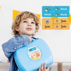SIMBOLURI GRĂDINIȚĂ - etichete cu nume SET 2 (36 buc.)