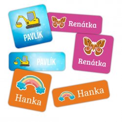 Vasalható ÓVODAI JELEK - KÉSZLET 2 névcímkék (36 db)