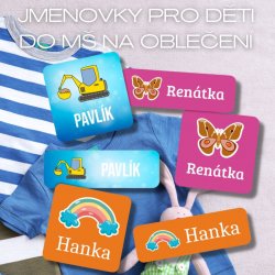Vasalható ÓVODAI JELEK - KÉSZLET 2 névcímkék (36 db)