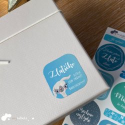 SZÜLETÉSNAPI névcímkék ajándékokra 15 db