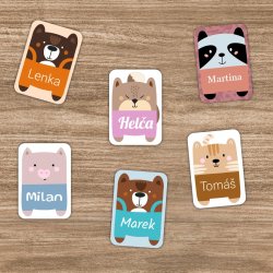 Etichete cu nume termoadezive ANIMAL 22x32 mm (30 buc.)