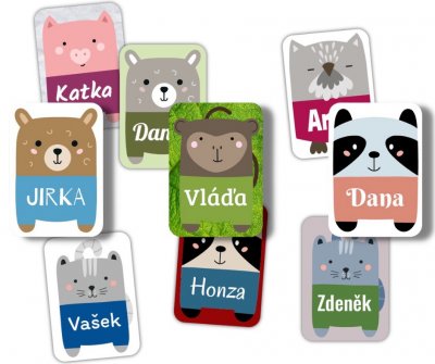 Nažehlovací ANIMAL jmenovky 22x32mm (30ks)