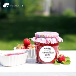 FEHÉR FRESH RING - matricakészlet fűszertartókra 44 mm (12 db)