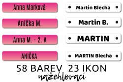 MA - DREPTUNGHIURI termoadezive set 65x10 mm (15 buc.)