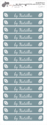 MA - Vasalható TÉGLALAPOK készlet 65x10 mm (15 db)