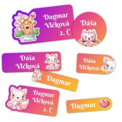 Set PISOI etichete cu nume (42 buc.)