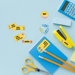 SCHOOL SET de etichete cu nume (42 buc.)