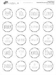 SOFTLY TRANSPARENT set, 30 mm (20 buc.)