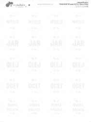 SOFTLY TRANSPARENT set, 30 mm (20 buc.)