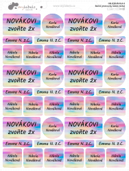 BASIC névcímke-KÉSZLET (42 db)