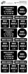 MA - BASIC névcímkék (21 db)
