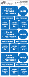 MA - BASIC névcímkék (21 db)