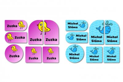 ÓVODA MINI névcímke-készlet (42 db)