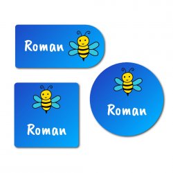 MA - GRĂDINIȚĂ set de etichete cu nume MINI (21 buc.)