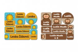 KIDS MINI névcímke-KÉSZLET (48 db)
