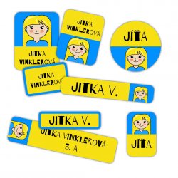 KIDS MINI névcímke-KÉSZLET (48 db)