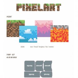 PIXELART névcímke-készlet (40 db)
