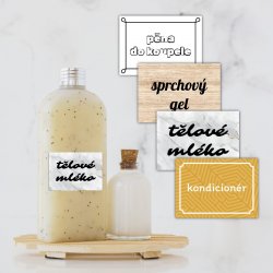 PURE autocolante set 70x50 mm (6+2 buc.)