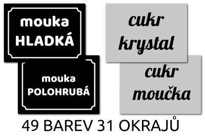 PURE matricák készlet 70x50 mm (6+2 db)