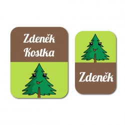 Etichete cu nume termoadezive KIDS SET (48 buc.)