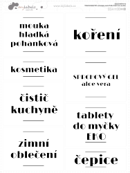 ÁTLÁTSZÓ matricák PURE készlet 70x50 mm (6+2 db)