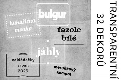 ÁTLÁTSZÓ matricák PURE készlet 70x50 mm (6+2 db)