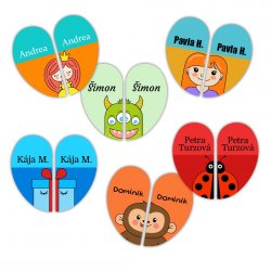 MA - KIDS etichete cu nume pentru încălțăminte 22x41 mm (8 buc.)