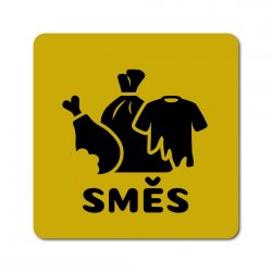 Autocolante pentru DEȘEURI SORTATE 60 mm (6 buc.)