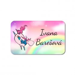 MINI címkék UNICORN 25x15 mm (55 db)