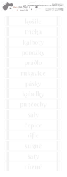 MA - DREPTUNGHI TRANSPARENT set 65x10 mm (15 buc.)