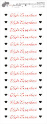 MA - ÁTLÁTSZÓ TÉGLALAP készlet 65x10 mm (15 db)
