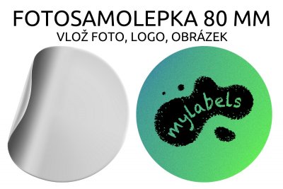 80 mm AUTOCOLANT FOTO (2 buc.)