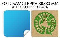 80x80 mm AUTOCOLANT FOTO (2 buc.)