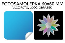 60x60 mm AUTOCOLANT FOTO (6 buc.)