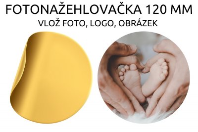 SA - 120 mm ETICHETĂ TERMOADEZIVĂ FOTO (1 buc.)