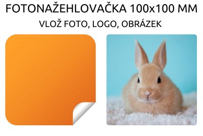 SA - 100x100 mm VASALHATÓ FOTÓCÍMKE (1 db)