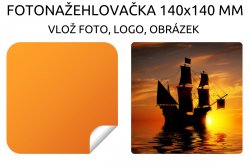 140x140 mm ETICHETĂ TERMOADEZIVĂ FOTO (1 buc.)