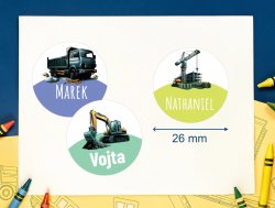 Erős gépek RUHÁKRA 26 mm (30 db)