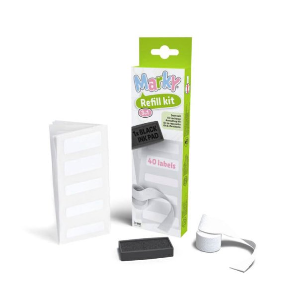 Set de reîncărcare cu etichete și tampon de cerneală My Marky