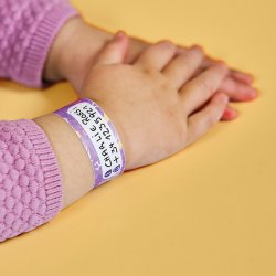 Popisovatelný identifikační náramek pro děti (4ks)