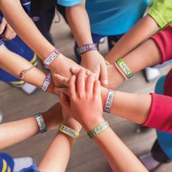 Popisovatelný identifikační náramek pro děti (4ks)