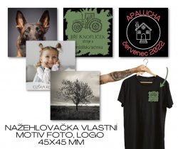 45x45mm + 45x30mm FOTONAŽEHLOVAČKA - 12 různých (12ks)