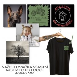 45x45mm + 45x30mm FOTONAŽEHLOVAČKA - 12 různých (12ks)