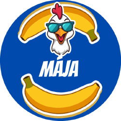 Chicken banana jmenovky 22mm (42ks)