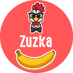 Chicken banana jmenovky 22mm (42ks)