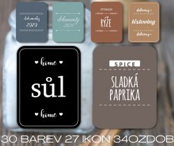FRESH - SADA etiket 35x60mm (9ks)