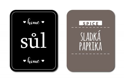 FRESH - SADA etiket 35x60mm (9ks)